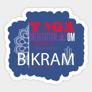 Yoga Meditation Sticker